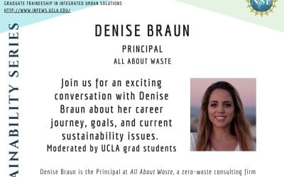 Careers in Sustainability (CIS) Series – Denise Braun