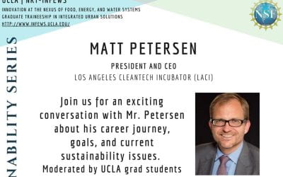 Careers in Sustainability (CIS) Series – Matt Petersen
