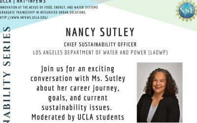 Careers in Sustainability (CIS) Series – Nancy Sutley