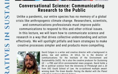 Narratives in Sustainability (NIS) – Conversational Science